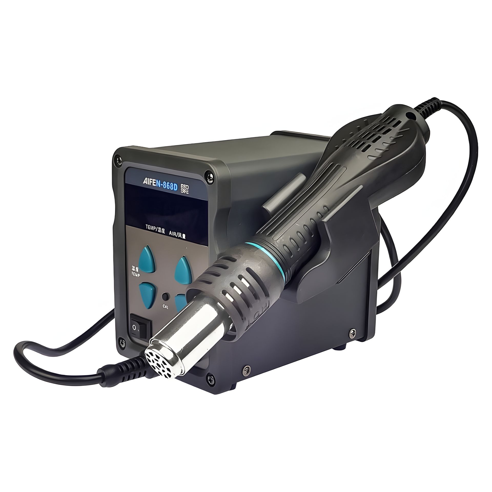 Фен паяльной станции прецизионной Aifen 868D (700W, 100-500°C) Фен паяльной станции прецизионной Aifen 868D (700W, 100-500°C)