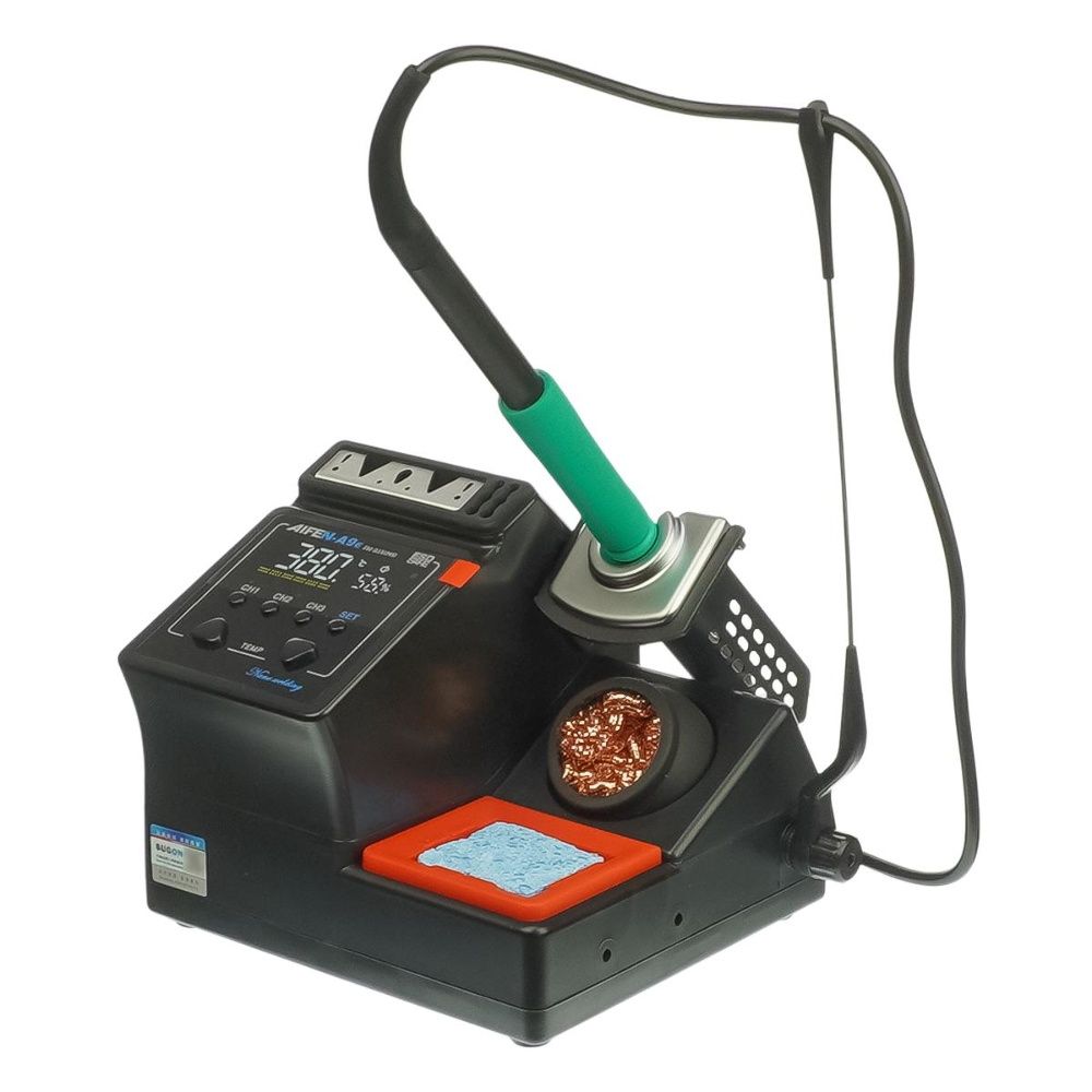 Прецизионная паяльная станция Aifen A9e-470 (паяльник JBC 470, 3 канала памяти, 160W, 100C - 450C) Прецизионная паяльная станция Aifen A9e-470 (паяльник JBC 470, 3 канала памяти, 160W, 100C - 450C)