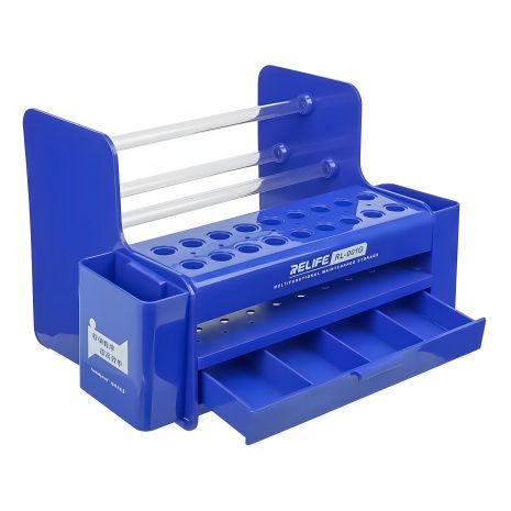 Пластиковый настольный органайзер для инструментов Relife RL-001G, размер 25,5 x 17 x 16 см