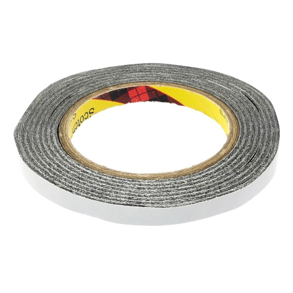 10мм x 25м чёрный скотч 3M двусторонний 10мм x 25м чёрный скотч 3M двусторонний