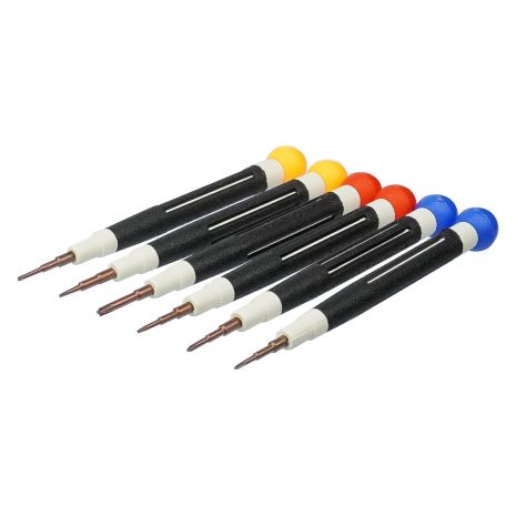 Набор Kaisi отверток K-9306 (+1.5, Y0.6, T2, *0.8, *1.2, M2.5 hexagon) Набор Kaisi отверток K-9306 (+1.5, Y0.6, T2, *0.8, *1.2, M2.5 hexagon)