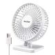 Белый Настольный USB- вентилятор Hoco Gaiatop TF30