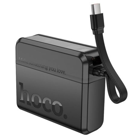 Hoco Q38 10000mAh PD 20W черный повербанк + Type-C к Lightning кабель