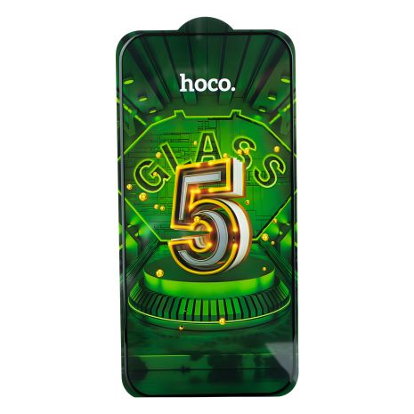 Hoco G12 5D защитное стекло для Apple Iphone 14 Pro Черный, 25 шт Hoco G12 5D защитное стекло для Apple Iphone 14 Pro Черный, 25 шт