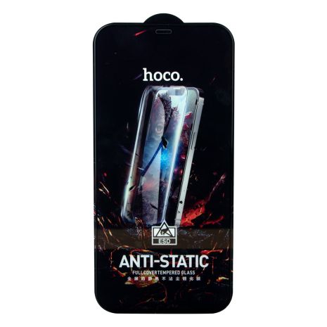 Hoco G10 HD Anti-static защитное стекло для Apple Iphone 12 Pro Max Черный, 25 шт Hoco G10 HD Anti-static защитное стекло для Apple Iphone 12 Pro Max Черный, 25 шт