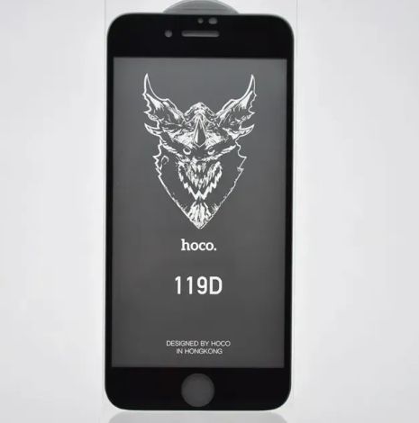 iPhone 7/8 защитное стекло HOCO DG1 (119D) в упаковке (черный) iPhone 7/8 защитное стекло HOCO DG1 (119D) в упаковке (черный)