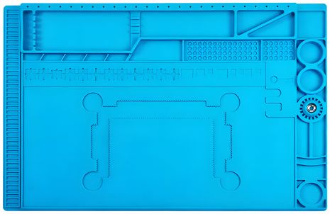 Термостойкий силиконовый коврик Mechanic V55 для ремонта техники, смартфонов, ноутбуков / 450x300 мм