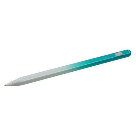 High Precision Capacitive Stylus KHD-106TB, Active, Built-in Battery, Aluminum, Indicator, Turquoise, On/Off Button High Precision Capacitive Stylus KHD-106TB, Active, Built-in Battery, Aluminum, Indicator, Turquoise, On/Off Button