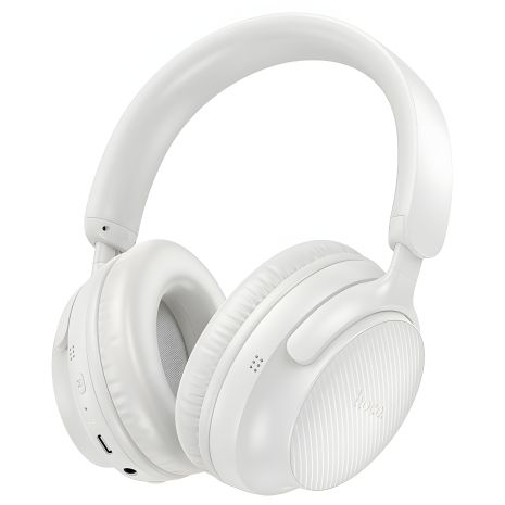 Наушники HOCO BT headphones W53 Tone |BT5.4, 46H, USB-C, AUX| белые Наушники HOCO BT headphones W53 Tone |BT5.4, 46H, USB-C, AUX| белые