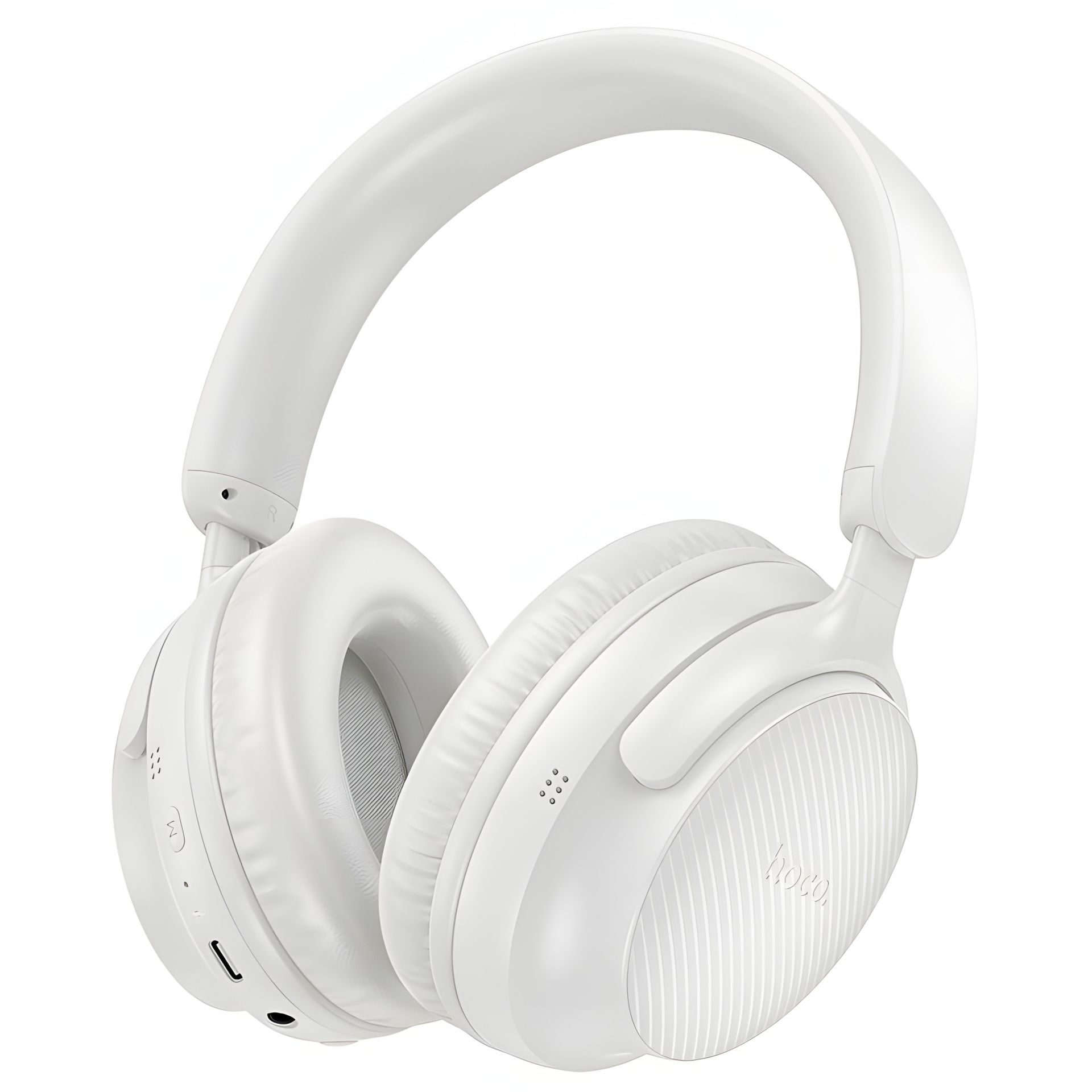 Наушники HOCO BT headphones W53 Tone |BT5.4, 46H, USB-C, AUX| белые Наушники HOCO BT headphones W53 Tone |BT5.4, 46H, USB-C, AUX| белые