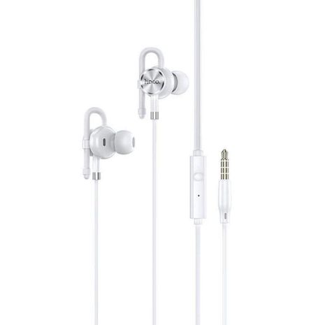 Дротові навушники Hoco M84, 3.5mm, 1.2m, Білий