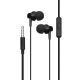 Вакуумные наушники Hoco M14, чёрные