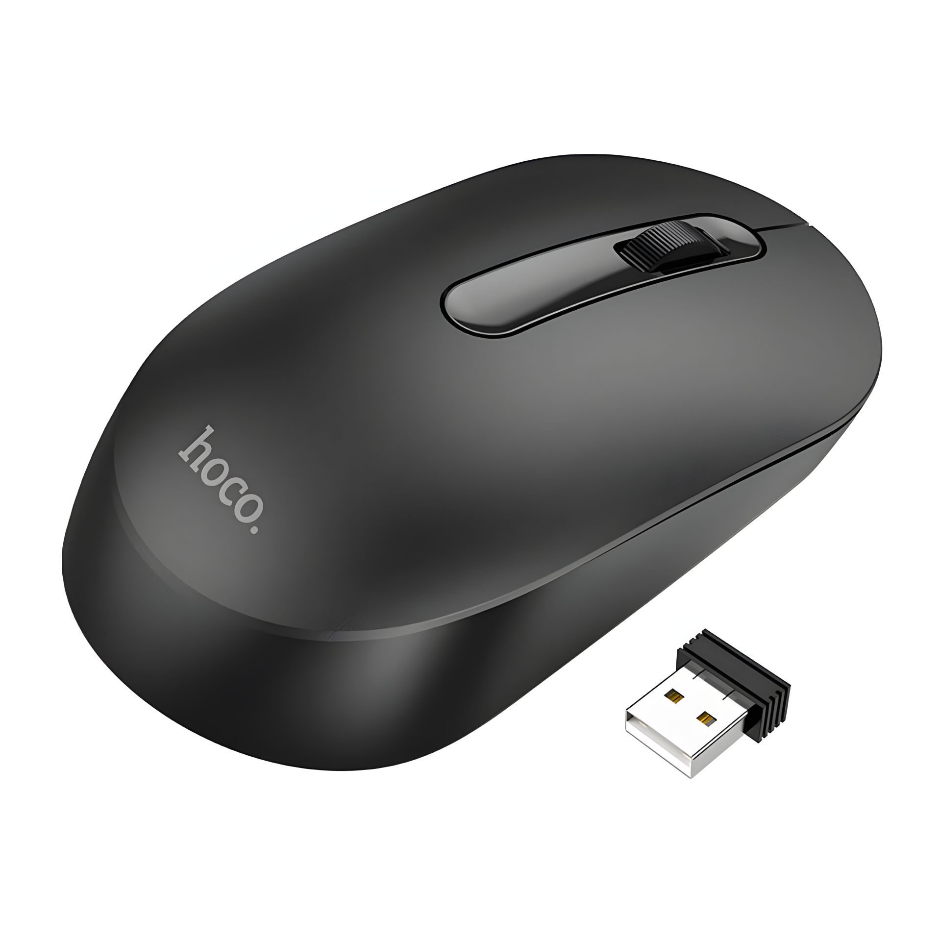 Hoco DI04 Plus беспроводная мышь, чёрная Hoco DI04 Plus беспроводная мышь, чёрная