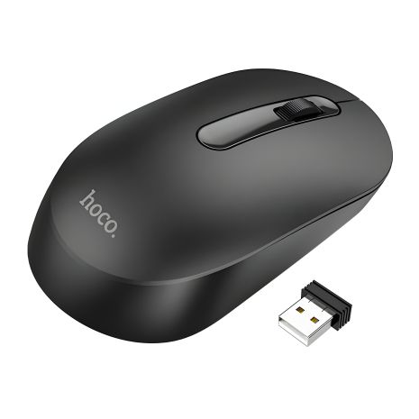 Hoco DI04 Plus беспроводная мышь, чёрная Hoco DI04 Plus беспроводная мышь, чёрная