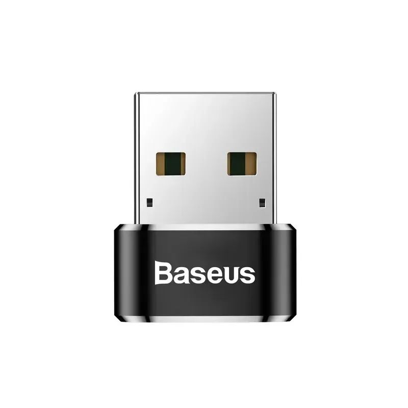 Адаптер конвертер Baseus USB Male to Type-C Female черный CAAOTG-01 Адаптер конвертер Baseus USB Male to Type-C Female черный CAAOTG-01