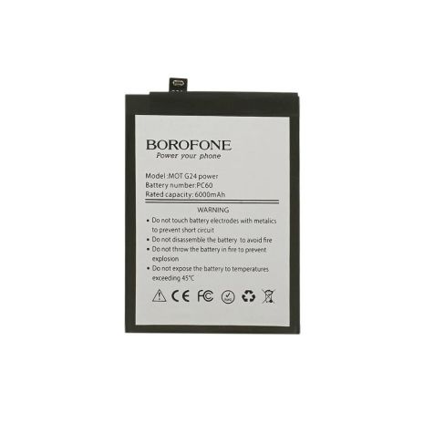 Аккумулятор Borofone PC60 для Motorola XT2343-6 Moto G54/ XT2425 Moto G24 Аккумулятор Borofone PC60 для Motorola XT2343-6 Moto G54/ XT2425 Moto G24