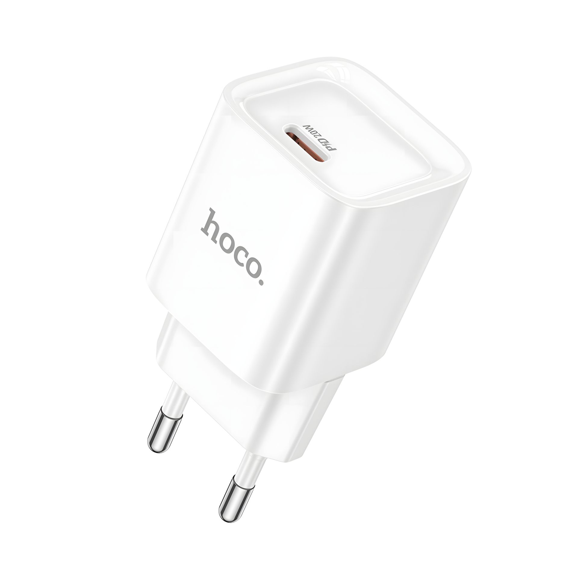 Зарядное Устройство Сетевое Hoco C146A 1USB-C PD/QC 20W Белый Зарядное Устройство Сетевое Hoco C146A 1USB-C PD/QC 20W Белый