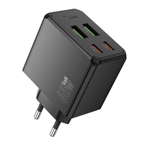 Сетевое Зарядное Устройство Hoco CS19A 2USB-C/2USB PD/QC 65W Черный