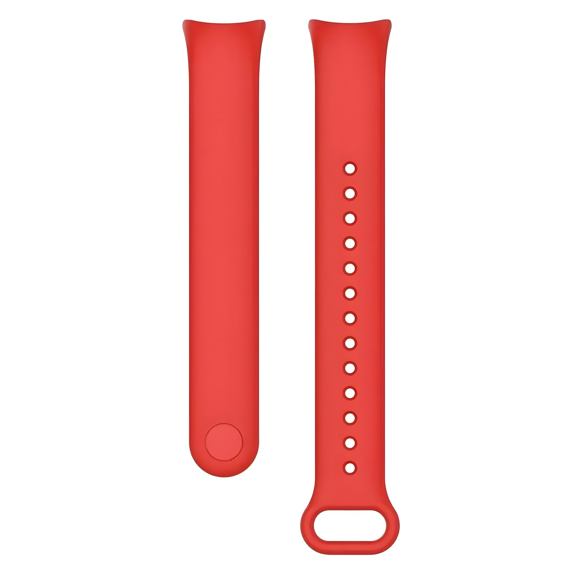 Красный силиконовый ремешок для Xiaomi Mi Band 8 № 06 Красный силиконовый ремешок для Xiaomi Mi Band 8 № 06