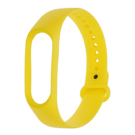 Ярко-желтый силиконовый ремешок для Xiaomi Mi Band 3/4 № 31 Ярко-желтый силиконовый ремешок для Xiaomi Mi Band 3/4 № 31