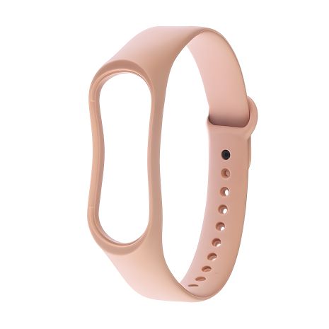 Ремешок силиконовый для Xiaomi Mi Band 3/ 4 № 04 бледно-розовый Ремешок силиконовый для Xiaomi Mi Band 3/ 4 № 04 бледно-розовый