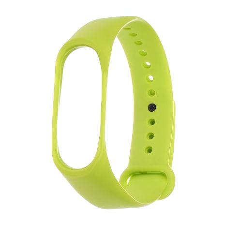 Ремешок силиконовый для Xiaomi Mi Band 3/ 4 № 12 лайм Ремешок силиконовый для Xiaomi Mi Band 3/ 4 № 12 лайм
