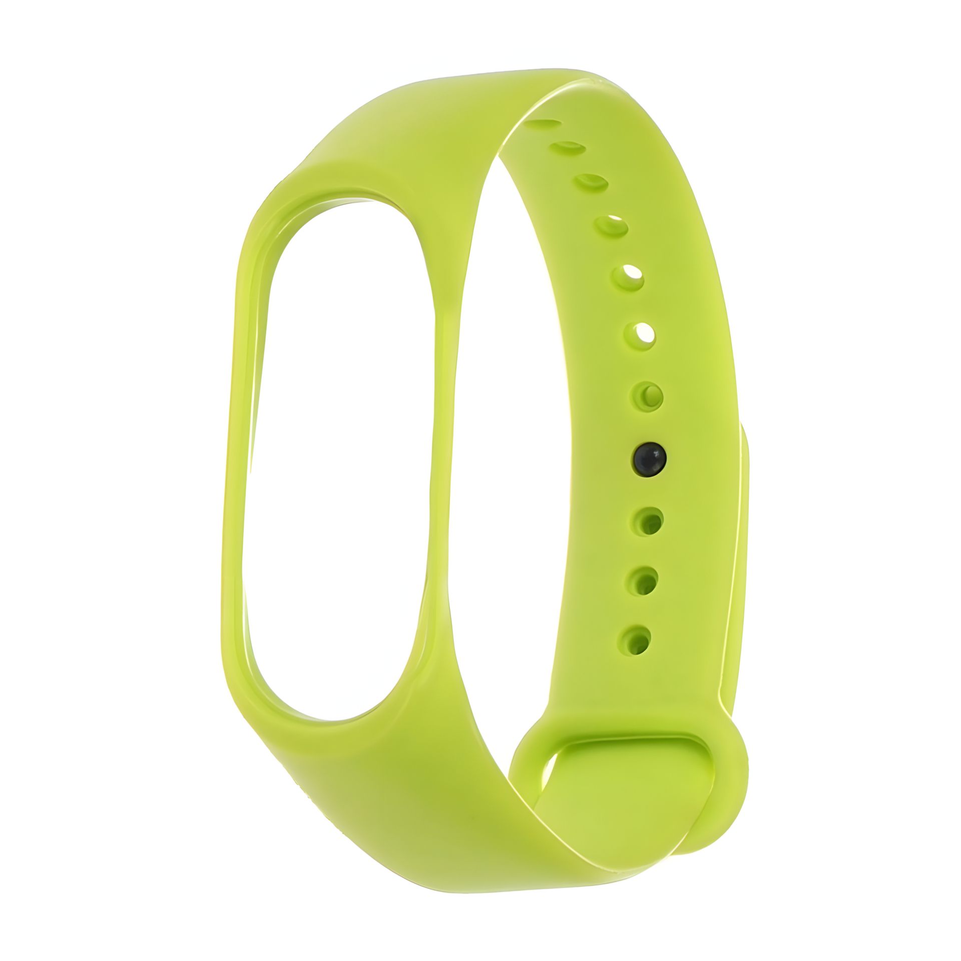 Силиконовый ремешок для Xiaomi Mi Band 3/ 4 № 12 лайм Силиконовый ремешок для Xiaomi Mi Band 3/ 4 № 12 лайм