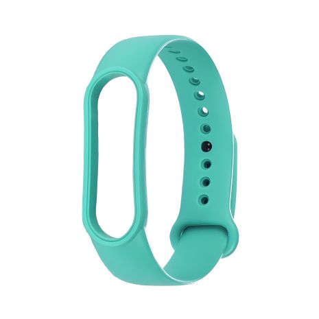 Силиконовый ремешок для Xiaomi Mi Band 5/ 6 цвет № 11 бирюзовый Силиконовый ремешок для Xiaomi Mi Band 5/ 6 цвет № 11 бирюзовый