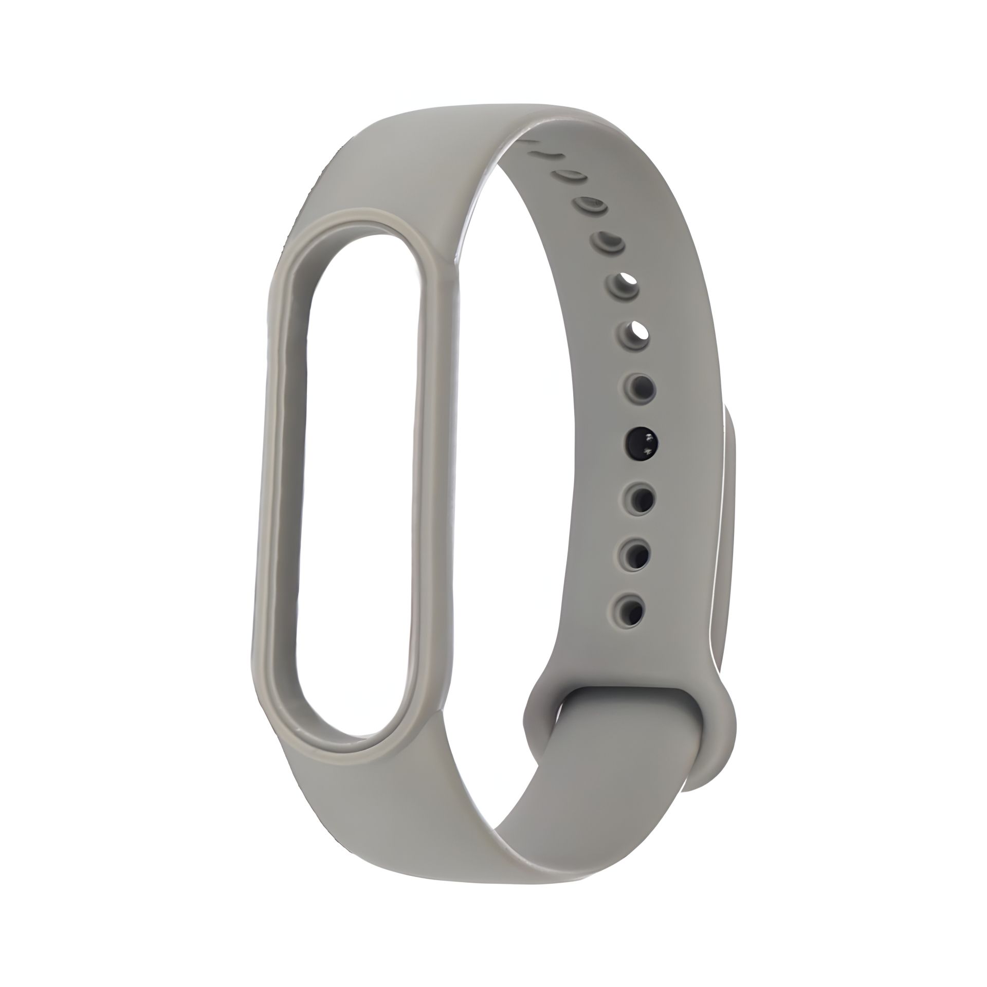 Силиконовый ремешок для Xiaomi Mi Band 5/6, серый, №10 Силиконовый ремешок для Xiaomi Mi Band 5/6, серый, №10