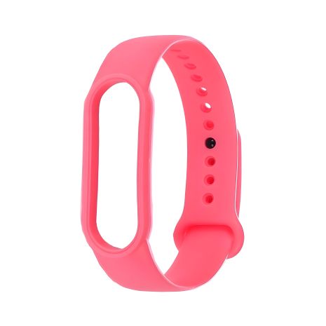 Розовый силиконовый ремешок для Xiaomi Mi Band 5/6 цвет № 07 Розовый силиконовый ремешок для Xiaomi Mi Band 5/6 цвет № 07