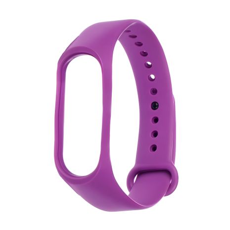 Силиконовый ремешок для Xiaomi Mi Band 3/ 4 № 20 тёмно-фиолетовый Силиконовый ремешок для Xiaomi Mi Band 3/ 4 № 20 тёмно-фиолетовый