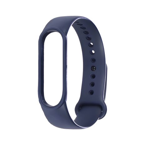 Силиконовый ремешок для Xiaomi Mi Band 5/6, цвет № 05 тёмно-синий Силиконовый ремешок для Xiaomi Mi Band 5/6, цвет № 05 тёмно-синий