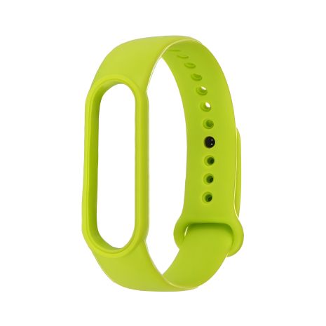 Лаймовий силіконовий ремінець для Xiaomi Mi Band 5, 6, колір №12 Лаймовий силіконовий ремінець для Xiaomi Mi Band 5, 6, колір №12