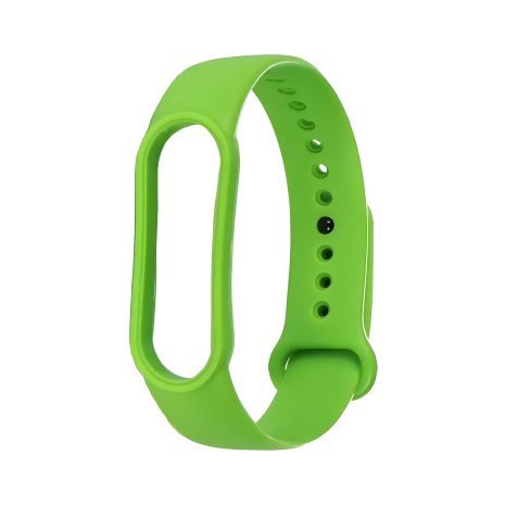 Силиконовый ремешок для Xiaomi Mi Band 5/6, цвет № 19 салатовый