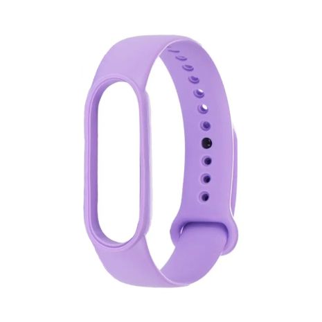 Лавандовый силиконовый ремешок для Xiaomi Mi Band 5/6, цвет № 20 Лавандовый силиконовый ремешок для Xiaomi Mi Band 5/6, цвет № 20