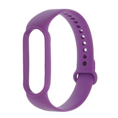 Силиконовый ремешок для Xiaomi Mi Band 5/6, светло-фиолетовый, цвет № 25 Силиконовый ремешок для Xiaomi Mi Band 5/6, светло-фиолетовый, цвет № 25