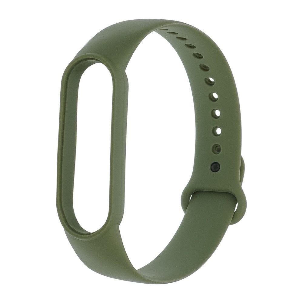 Силиконовый ремешок для Xiaomi Mi Band 5/6, цвет № 24 зелёный Силиконовый ремешок для Xiaomi Mi Band 5/6, цвет № 24 зелёный