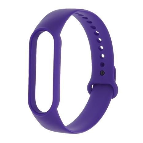 Ремешок силиконовый для Xiaomi Mi Band 5/ 6 цвет № 26 тёмно-фиолетовый Ремешок силиконовый для Xiaomi Mi Band 5/ 6 цвет № 26 тёмно-фиолетовый