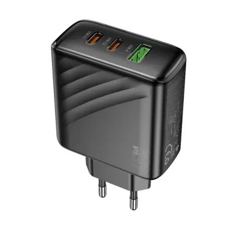Мультипортовое зарядное устройство Hoco CS26A 2USB-C/1USB PD/QC 45W Черное