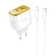 USB сетевое зарядное устройство Hoco CS42A Type-C PD 30W QC белое + кабель Type-C to Lightning USB сетевое зарядное устройство Hoco CS42A Type-C PD 30W QC белое + кабель Type-C to Lightning