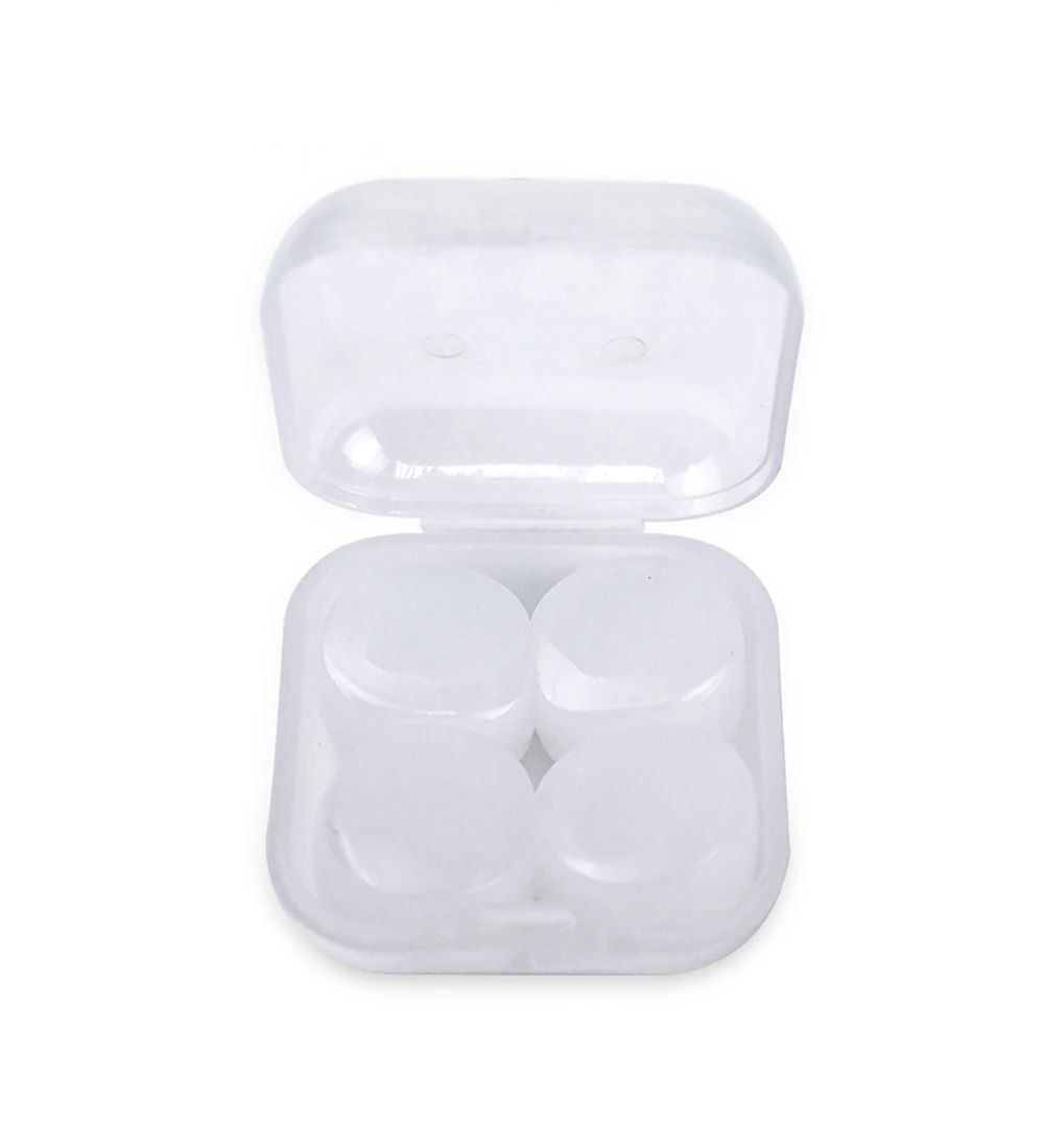 Силиконовые беруши BSCW4C мягкие принимающие форму, комплект 4шт в кейсе, белые Силиконовые беруши BSCW4C мягкие принимающие форму, комплект 4шт в кейсе, белые