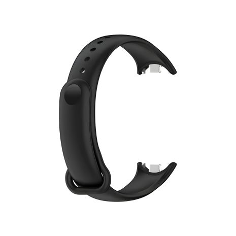 Ремешок Metall-Silicone для Xiaomi Mi Band 8/8 NFC, Mi Band 9 Original Design black