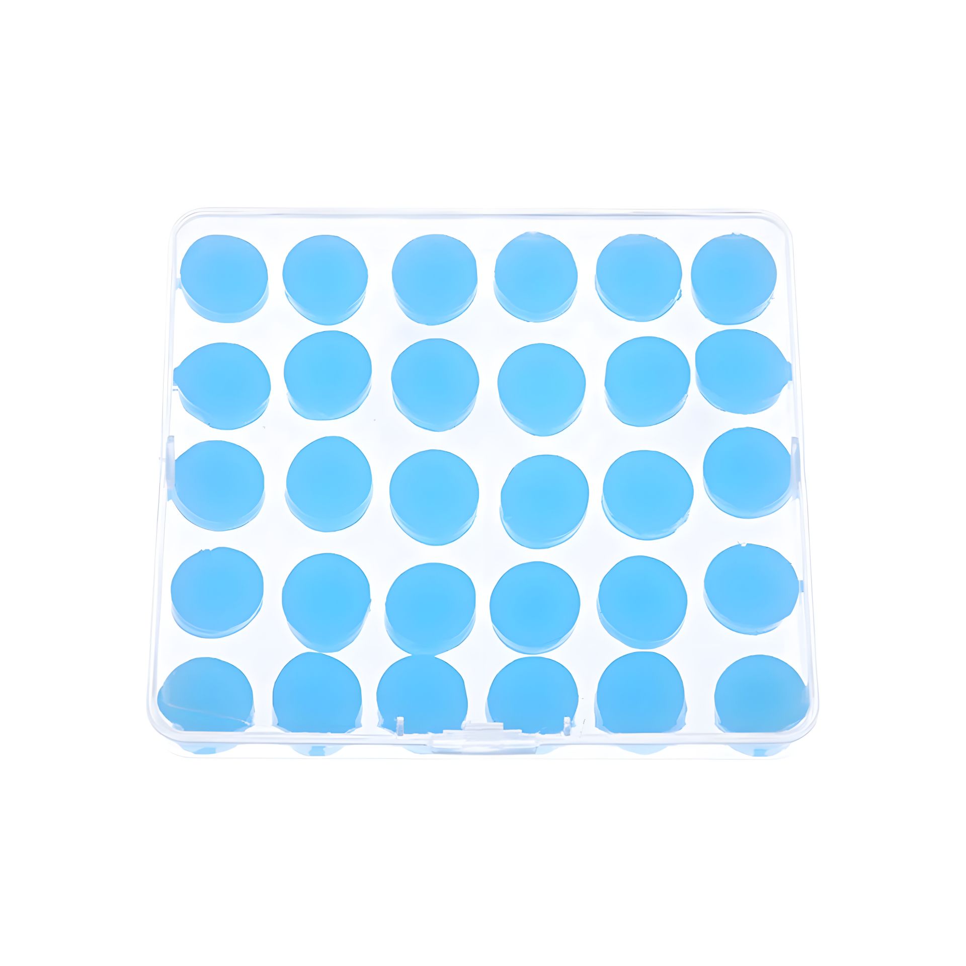 Комплект силиконовых беруш мягких на 30шт в кейсе, BSCB30C blue Комплект силиконовых беруш мягких на 30шт в кейсе, BSCB30C blue