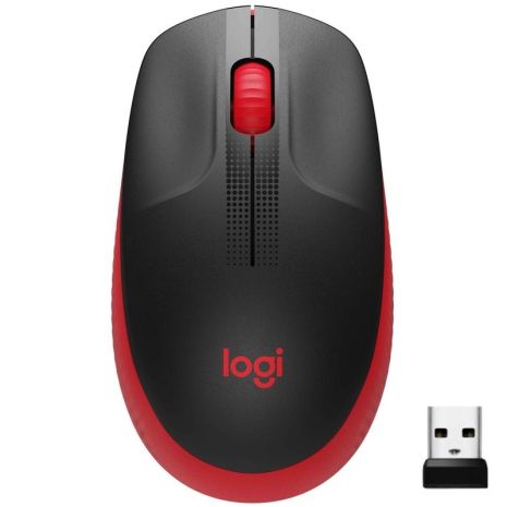 Беспроводная мышь Logitech M190 Wireless Red (910-005908) Беспроводная мышь Logitech M190 Wireless Red (910-005908)
