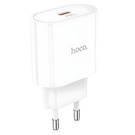 Зарядний пристрій Hoco C94A, Type-C, PD, 20W, білий Зарядний пристрій Hoco C94A, Type-C, PD, 20W, білий