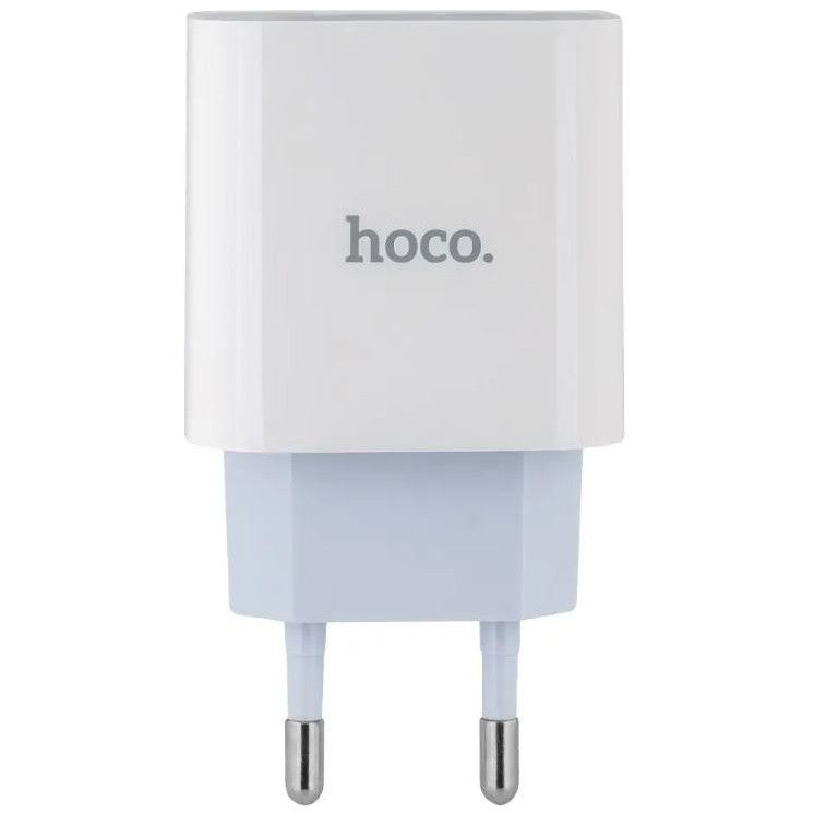 Быстрое зарядное устройство Hoco C76A Plus PD, 1USB-C/3.0A, 20W, White Быстрое зарядное устройство Hoco C76A Plus PD, 1USB-C/3.0A, 20W, White