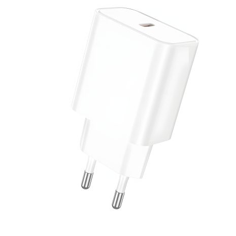 Зарядное устройство Borofone BA71A, выход: Type-C PD 20W белое Зарядное устройство Borofone BA71A, выход: Type-C PD 20W белое