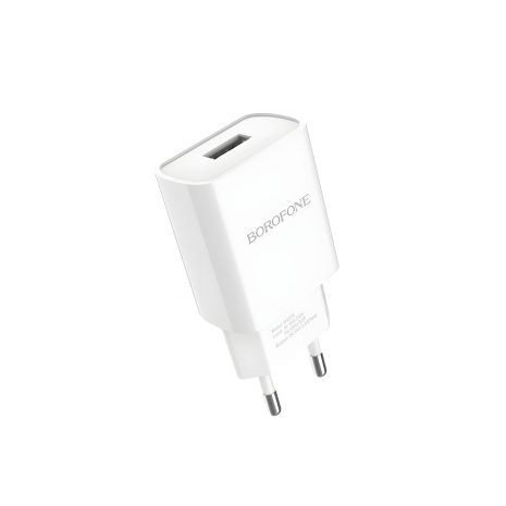 Зарядка Borofone BA20A 2.1A Белая Зарядка Borofone BA20A 2.1A Белая