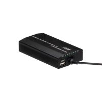 100W универсальное зарядное устройство для ноутбука с авто адаптером, черное 100W универсальное зарядное устройство для ноутбука с авто адаптером, черное