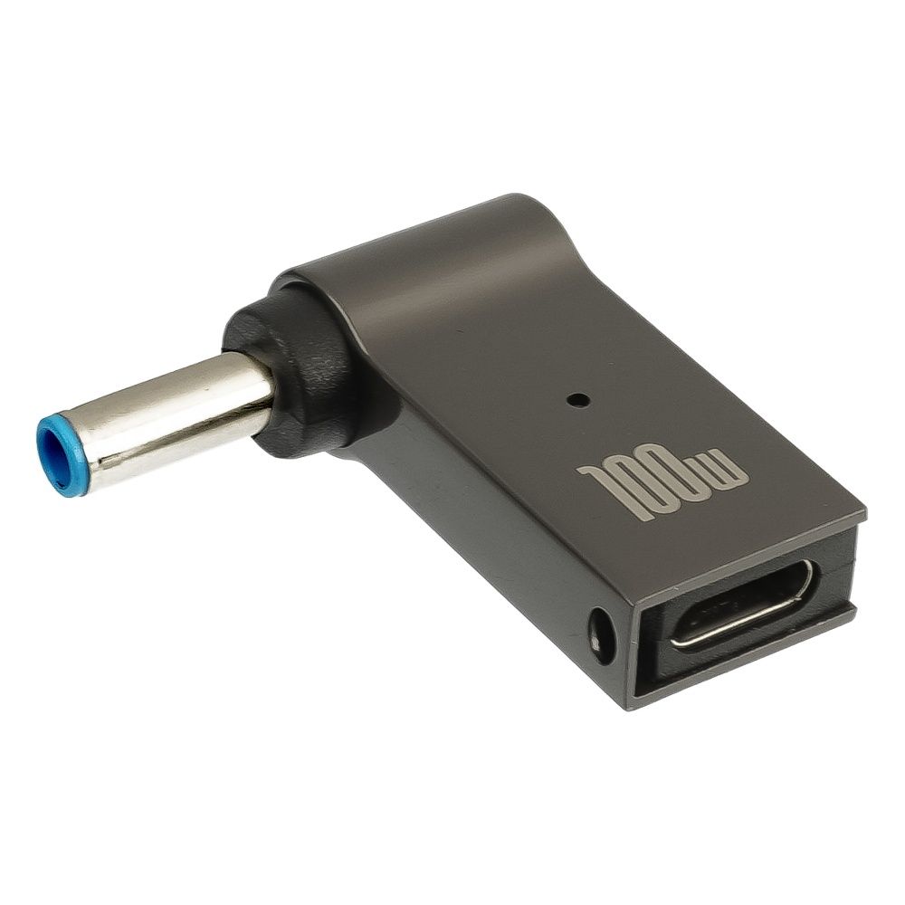 Адаптер для зарядки ноутбуков HP Type-C-DC 4.5-3.0 100 W Адаптер для зарядки ноутбуков HP Type-C-DC 4.5-3.0 100 W